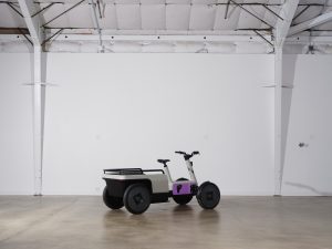 20251015 Also Studio 100 Rivian spin-off Also. introduces modular TM-Q quad for delivery and daily travel