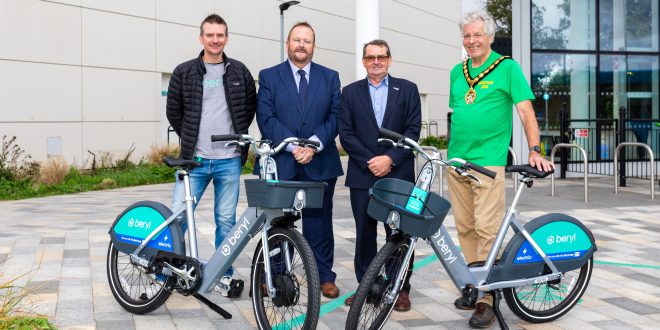 BerylBikes 3 of 8 Stevenage launches shared e-bike scheme