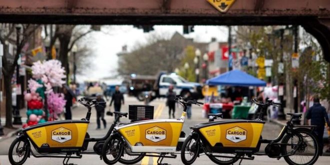 CargoB HERO CargoB announce new MBTA contract expanding for its on-demand electric cargo bike share