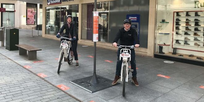 Co Bikes opens new dockless station in Princesshay Co Bikes opens new dockless station in Princesshay