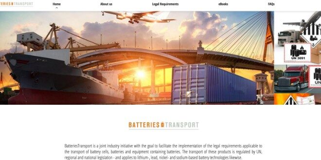 Cross industry platform aims to provide free battery transport information for LEV companies Cross-industry platform to provide free battery transport information for LEV companies