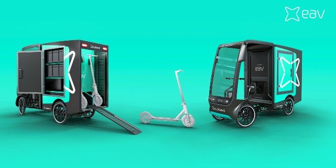 EAV to launch 2Charge with Spin to optimise public hire e scooter operations in UK EAV to launch 2Charge with Spin to optimise public hire e-scooter operations