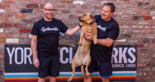 Jon Fraz and Alan the shop dog 1 How e-bikes are changing the face of independent bike shops