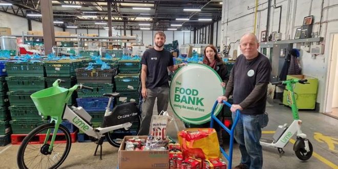Lime and MK Food Bank Lime launches charity partnership with MK Food Bank