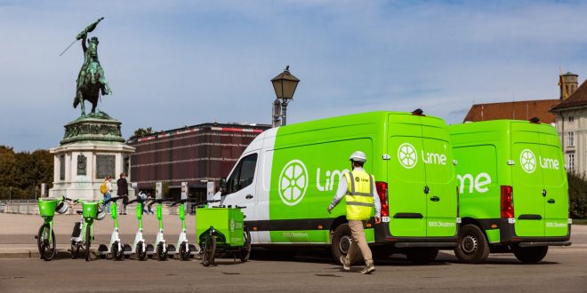 Lime in Vienna 3 scaled e1731686878328 Lime achieves 90% decarbonisation for port-to-hub shipping in Europe
