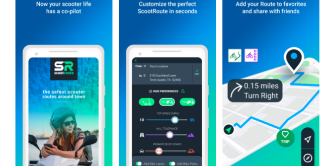 ScootRoute Tailor-made GPS navigation arrives for e-bikes and e-scooters