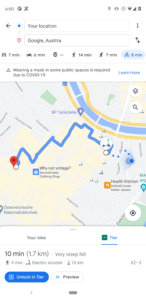 Screenshot TIER E Scooter Google Maps Tier teams up with Google Maps for easier access to e-scooters