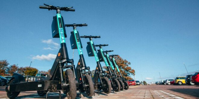 TIER E Scooter Parking scaled 1 e1638958733537 Tier launches ‘industry-first’ consultation for e-scooter and bike users 