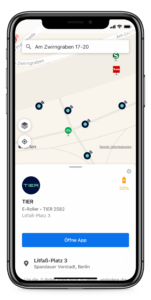 TIER Moovit Berlin 3 Moovit partners with Tier to show users nearby e-scooters