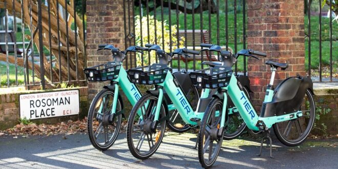TIER e bikes London e-scooter operator Tier adds 500 e-bikes to its fleet 