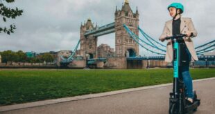 TfL Image PN046 TIERs e scooter 1 Tier, Free Now launch 'anti-drink-riding' feature as London trial begins