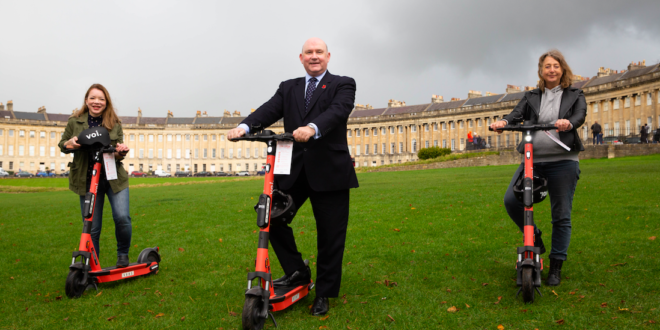 Voi Bath Voi e-scooter scheme underway in Bristol and Bath