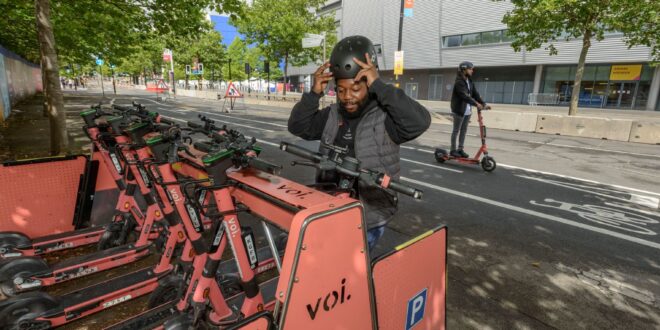 Voi hopping on during the games Voi hits record e-scooter rides in Birmingham during Commonwealth Games 