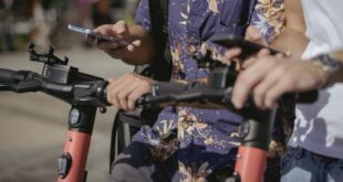 Voi riders unlocking their rides Why the micromobility industry must address its own sustainability