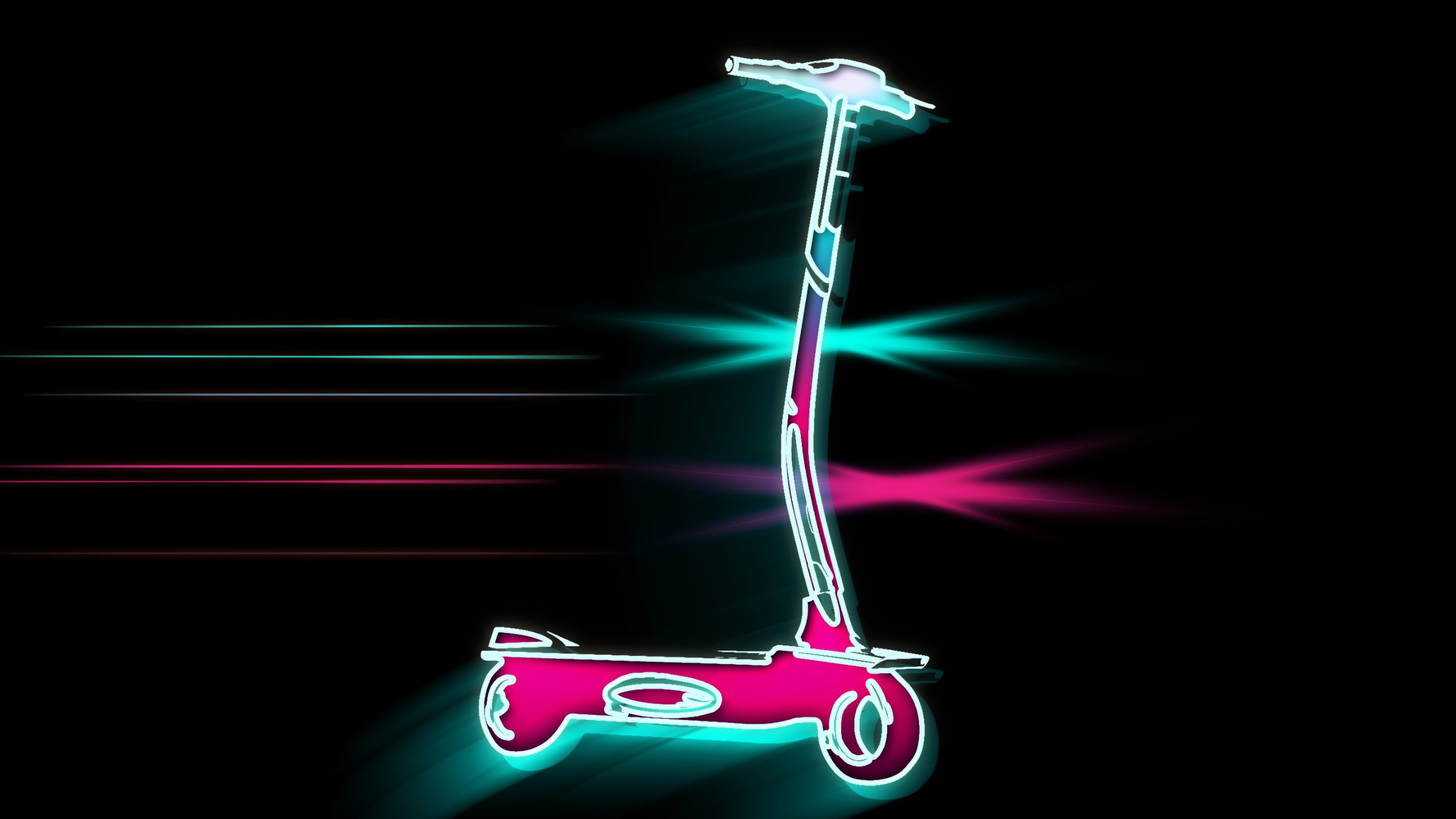flare light scaled Ekruzer reveals controller bar concept for 'world's first gaming-compatible e-scooter'